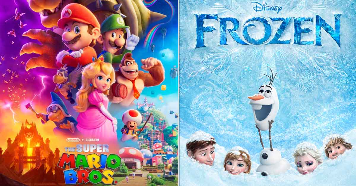 A bilheteria do filme Super Mario Bros (mundial): O filme de Chris Pratt supera Frozen, da Disney, e se torna o segundo filme de animação com maior bilheteria de todos os tempos