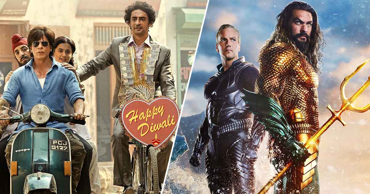 Bilheteria do Dunki: Shah Rukh Khan vence Aquaman 2, da DC, na Austrália e na Nova Zelândia, ostentando sua coroa de rei do exterior...